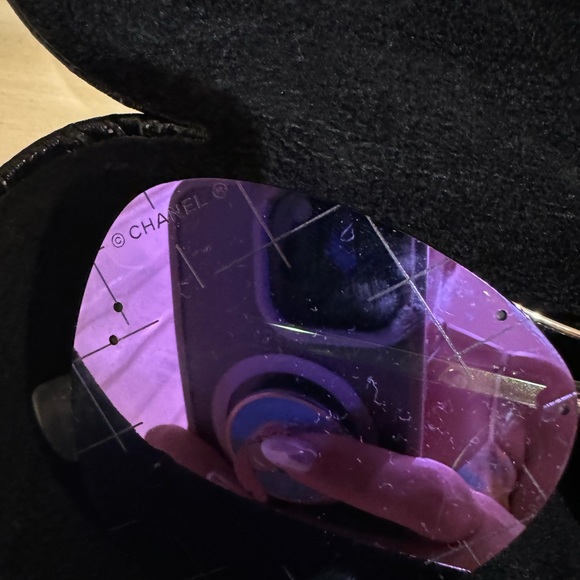 CHANEL
Silvertone Metal And Purple Tinted Sunglasses-4218 - Picture 8 of 10